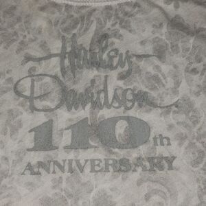 Gorgeous Harley Davidson Burnout Top‎ Long Sleeve M